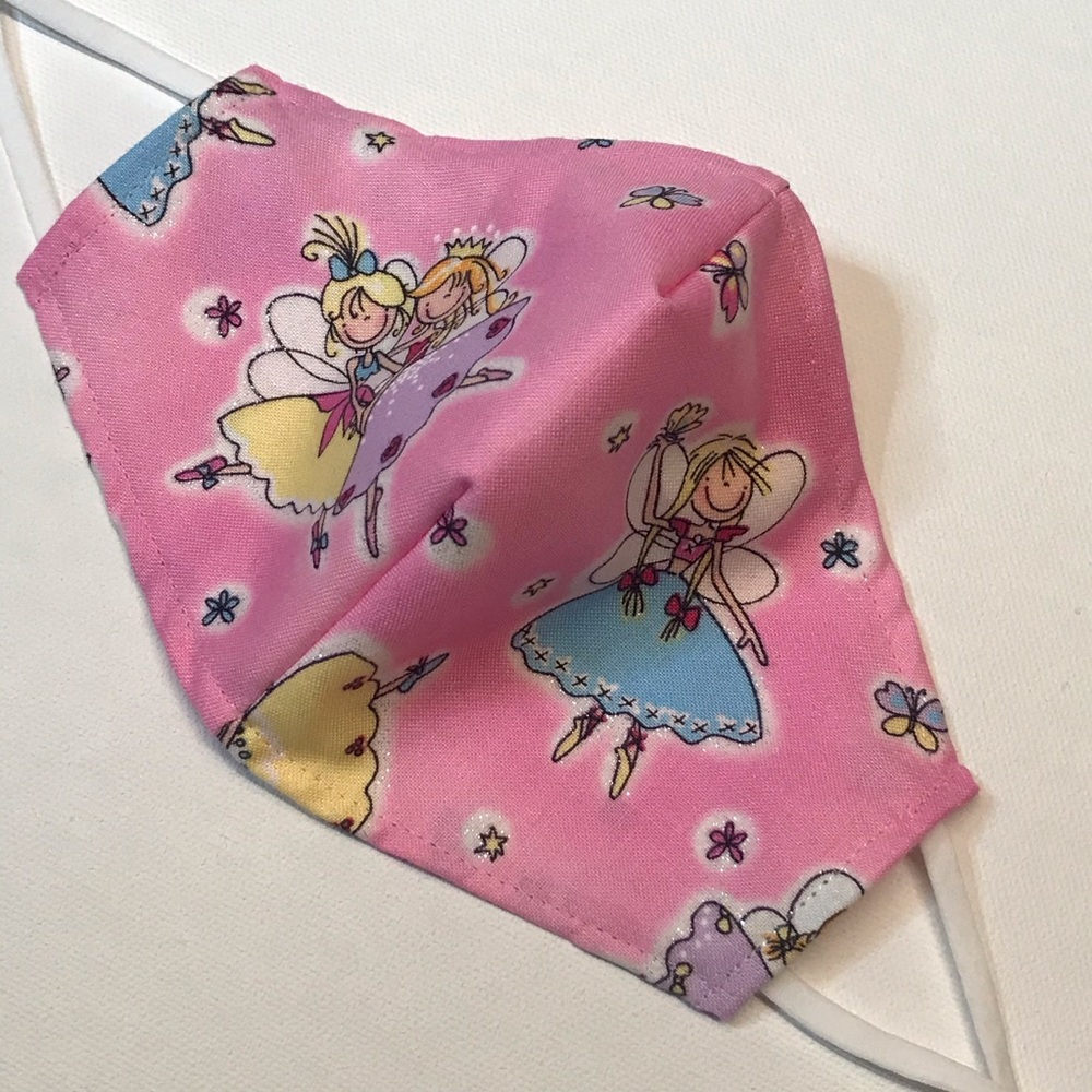 Adjustable Kids Fairy Princess Face Mask